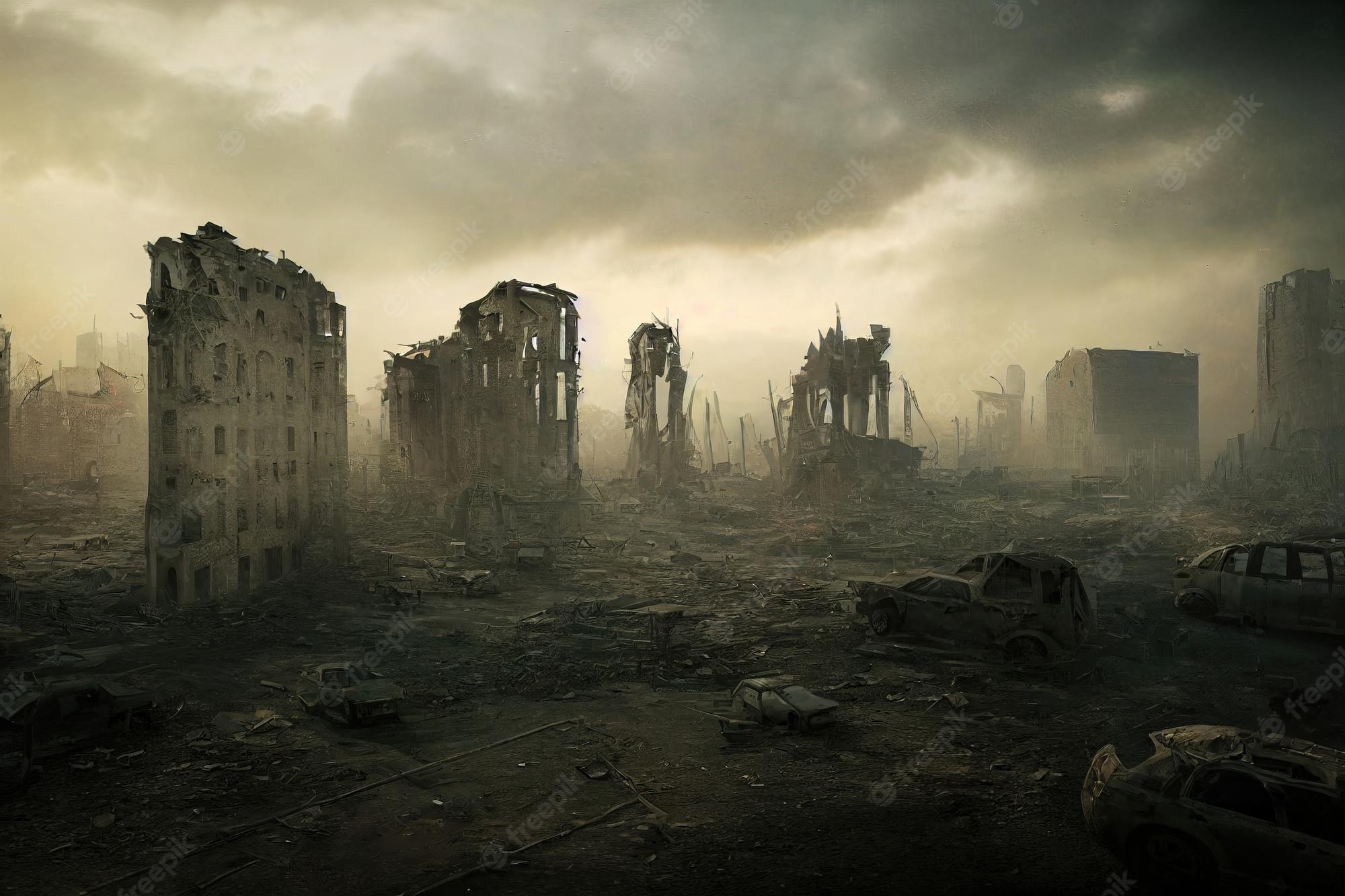 Post Apocalyptic City Zombies Wallpapers