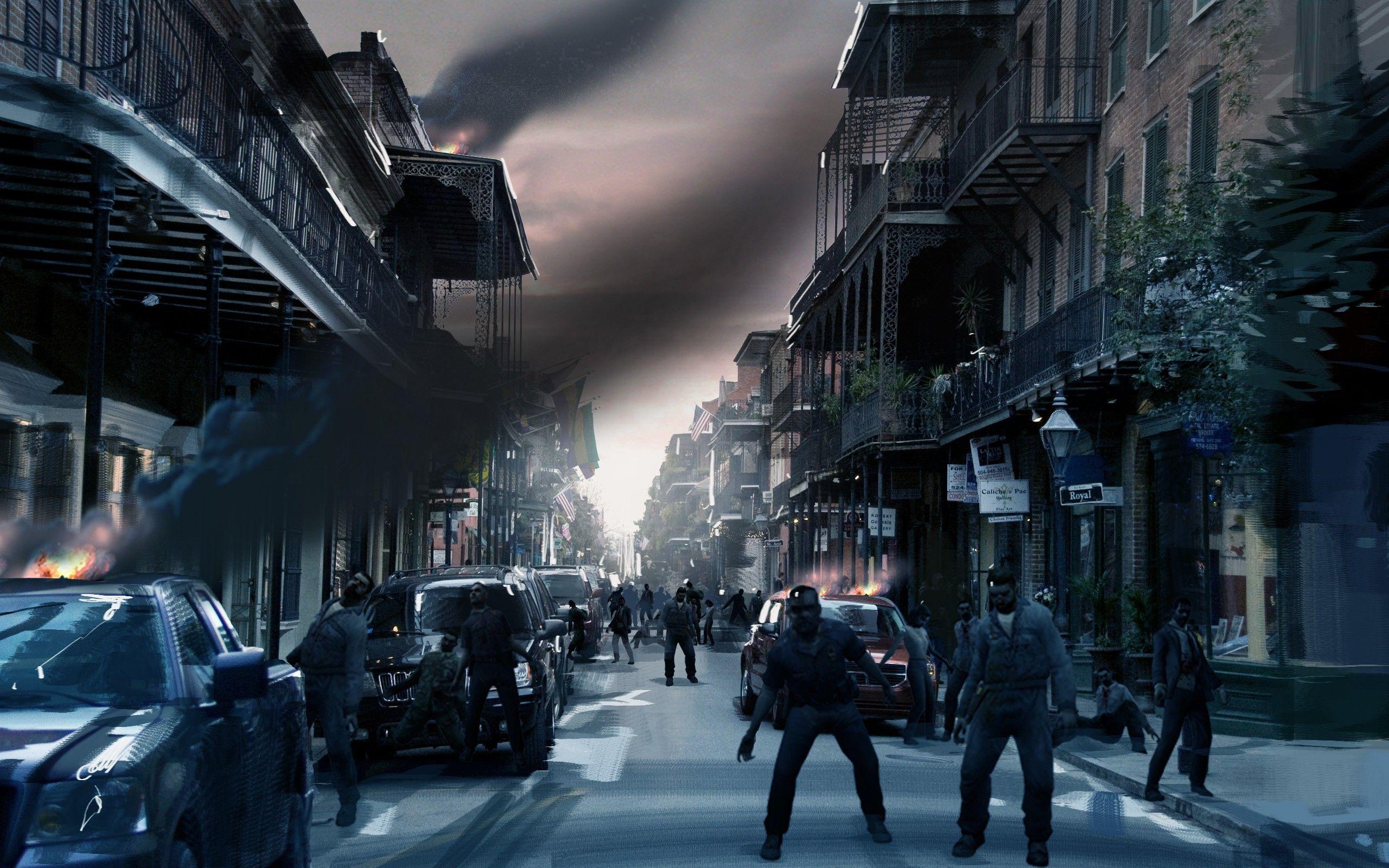 Post Apocalyptic City Zombies Wallpapers