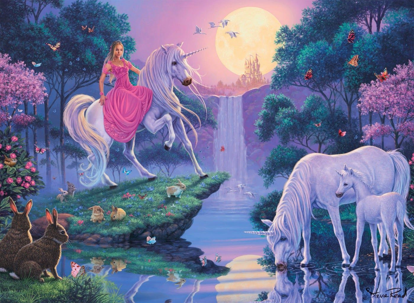 Princess Unicorn Rainbow Magical Sparkle Glitter Unicorn Wallpapers