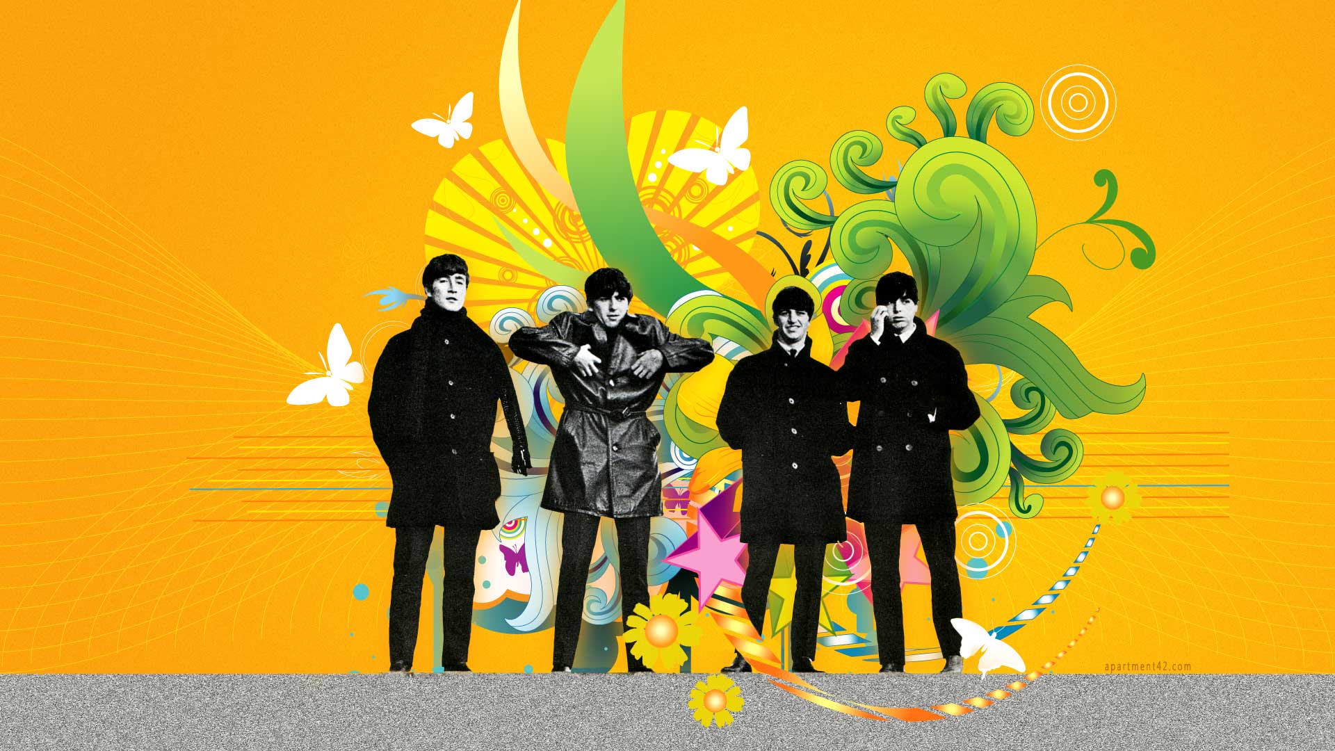 Psychedelic Beatles Wallpapers