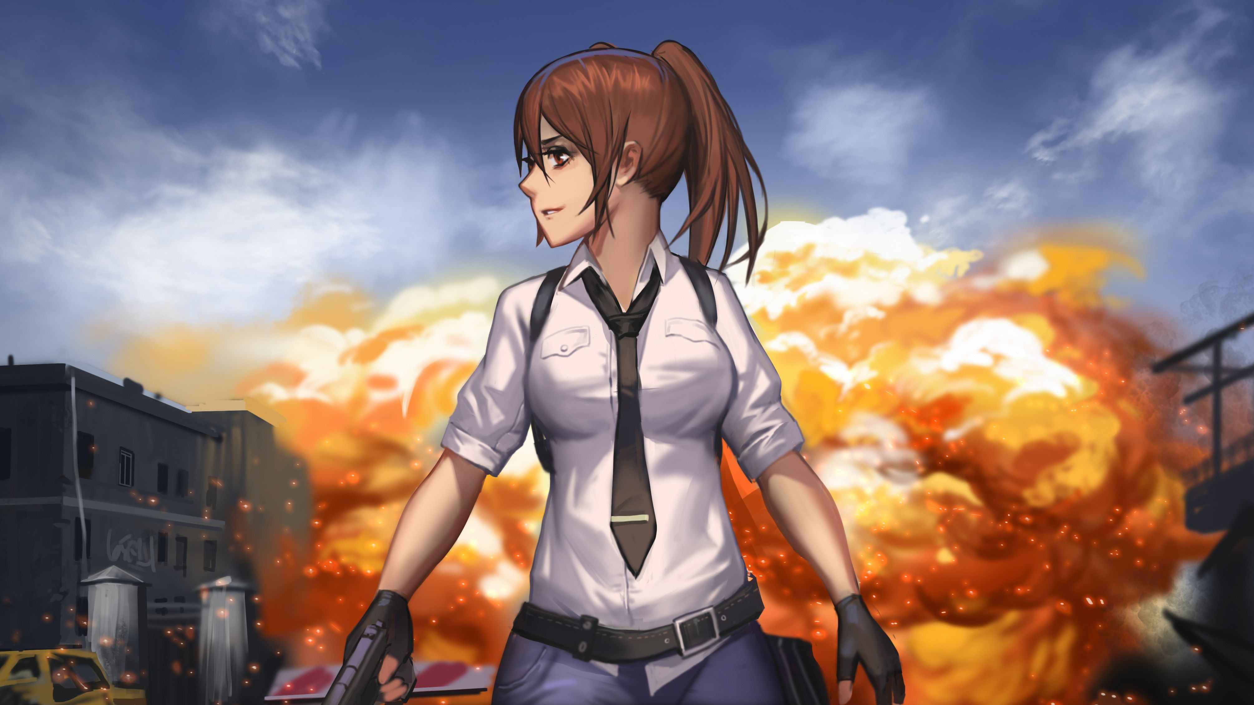 Pubg Anime Girl Wallpapers