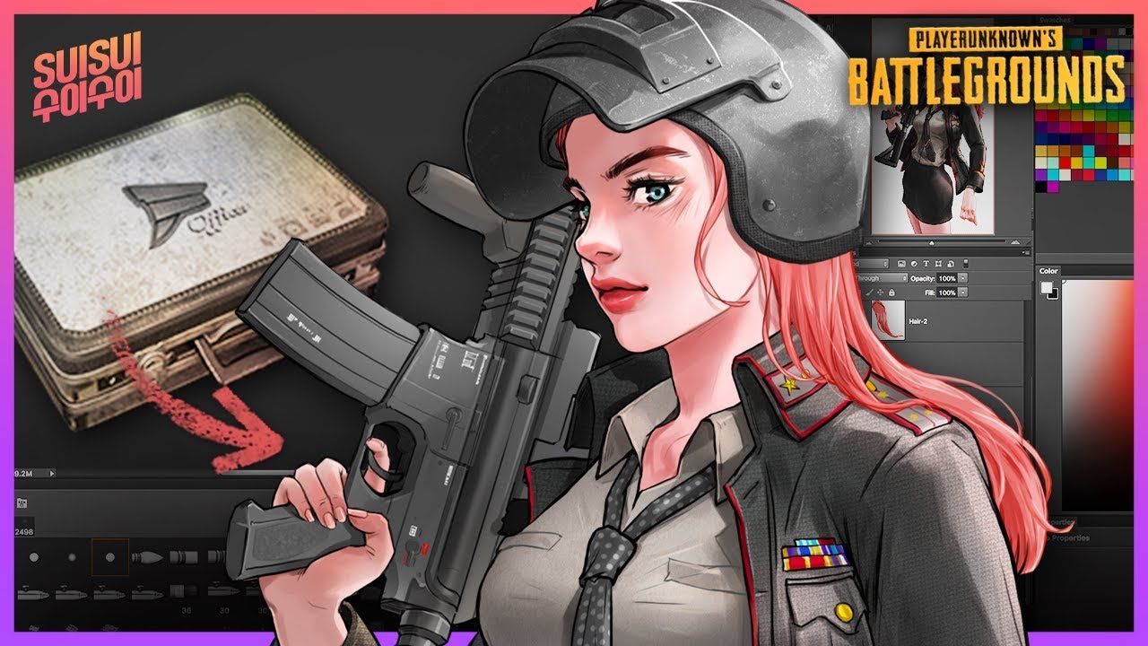 Pubg Anime Girl Wallpapers