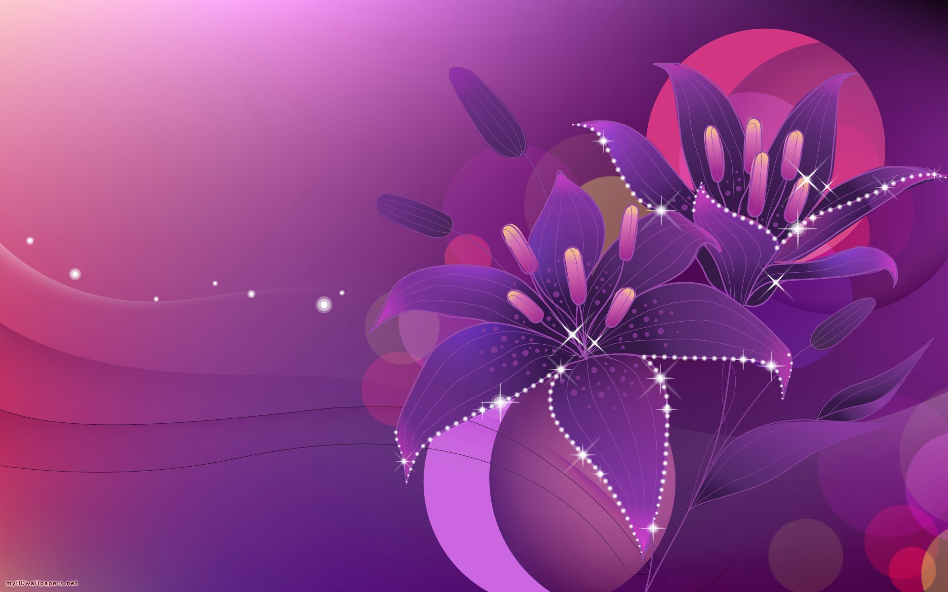 Purple 3D Wallpapers