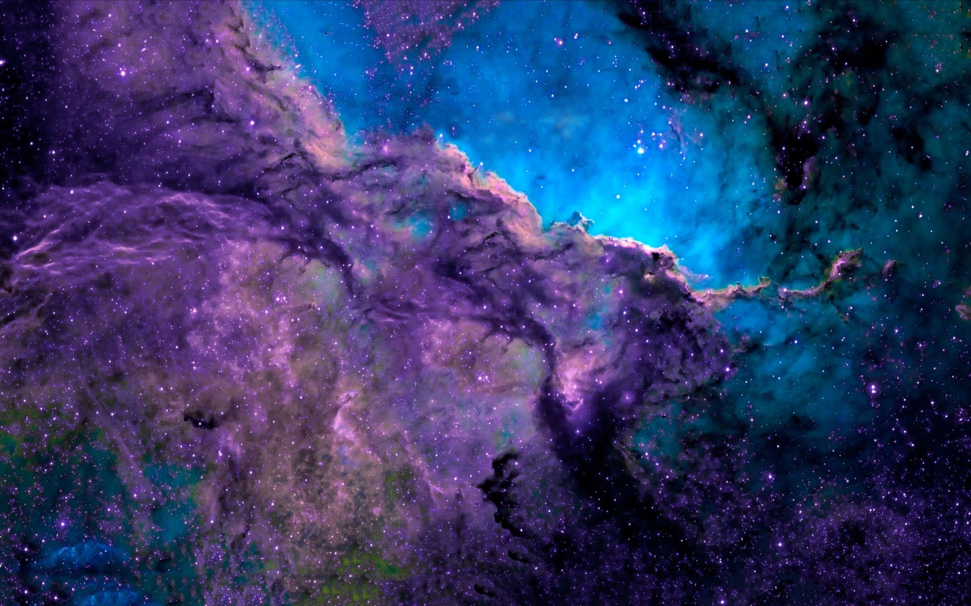 Purple Blue Nebula Wallpapers