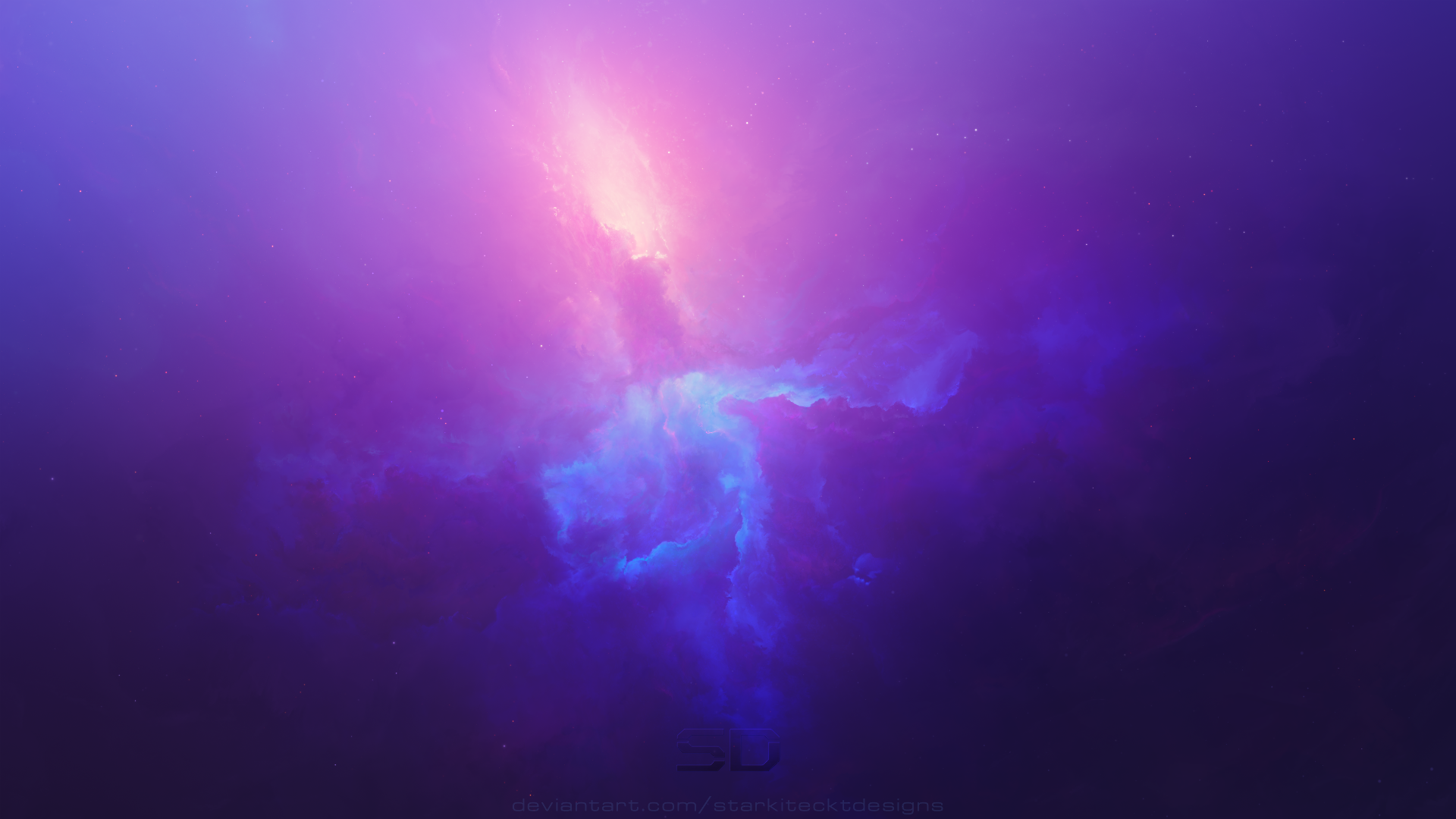 Purple Blue Nebula Wallpapers