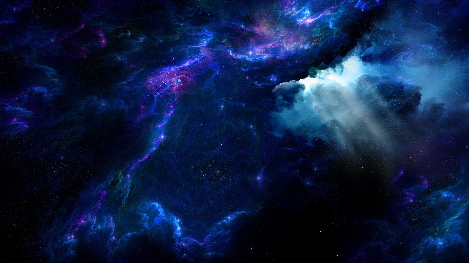 Purple Blue Nebula Wallpapers