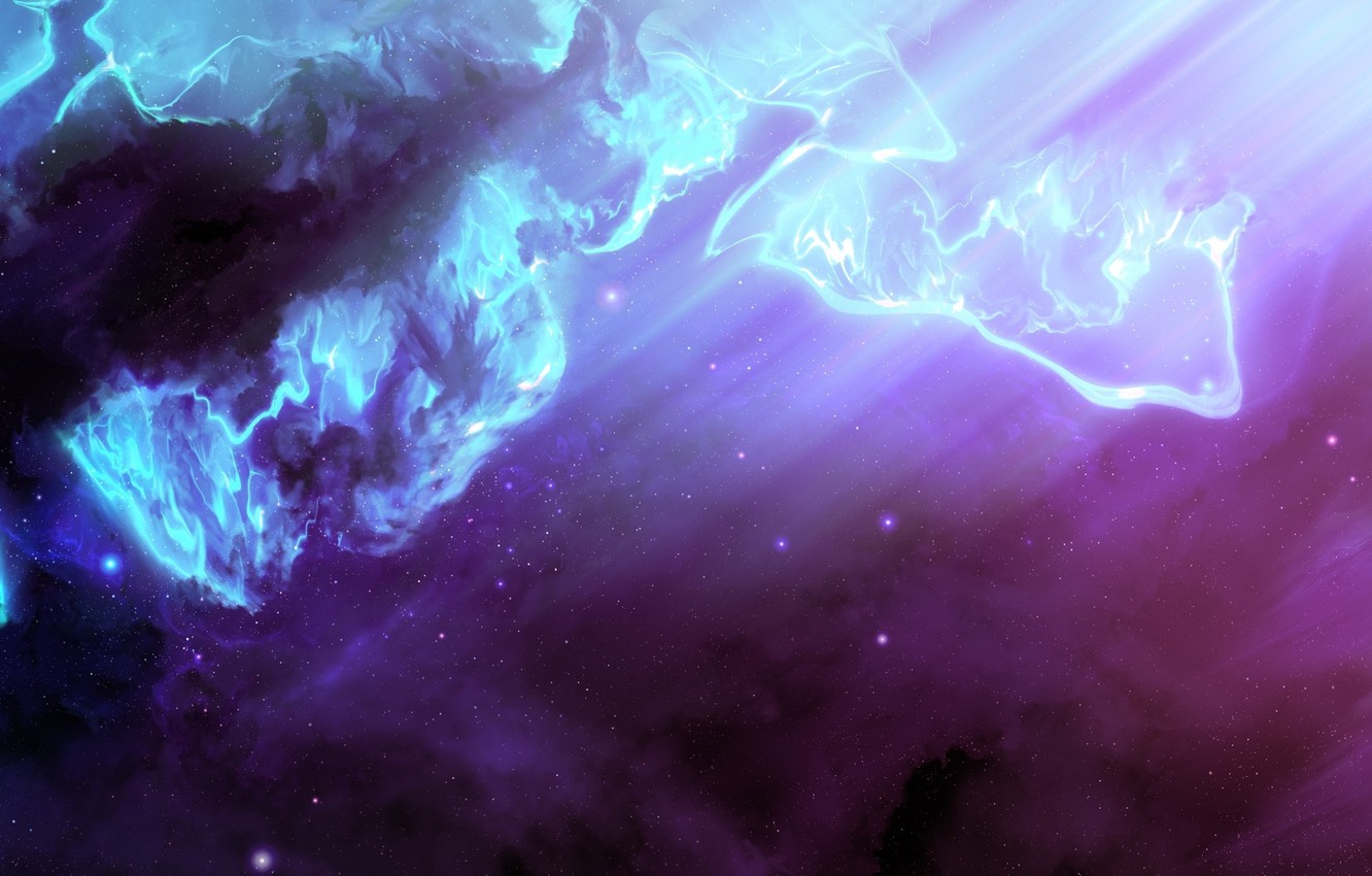 Purple Blue Nebula Wallpapers