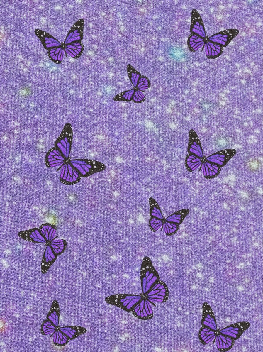 Purple Butterfly Mobile Wallpapers