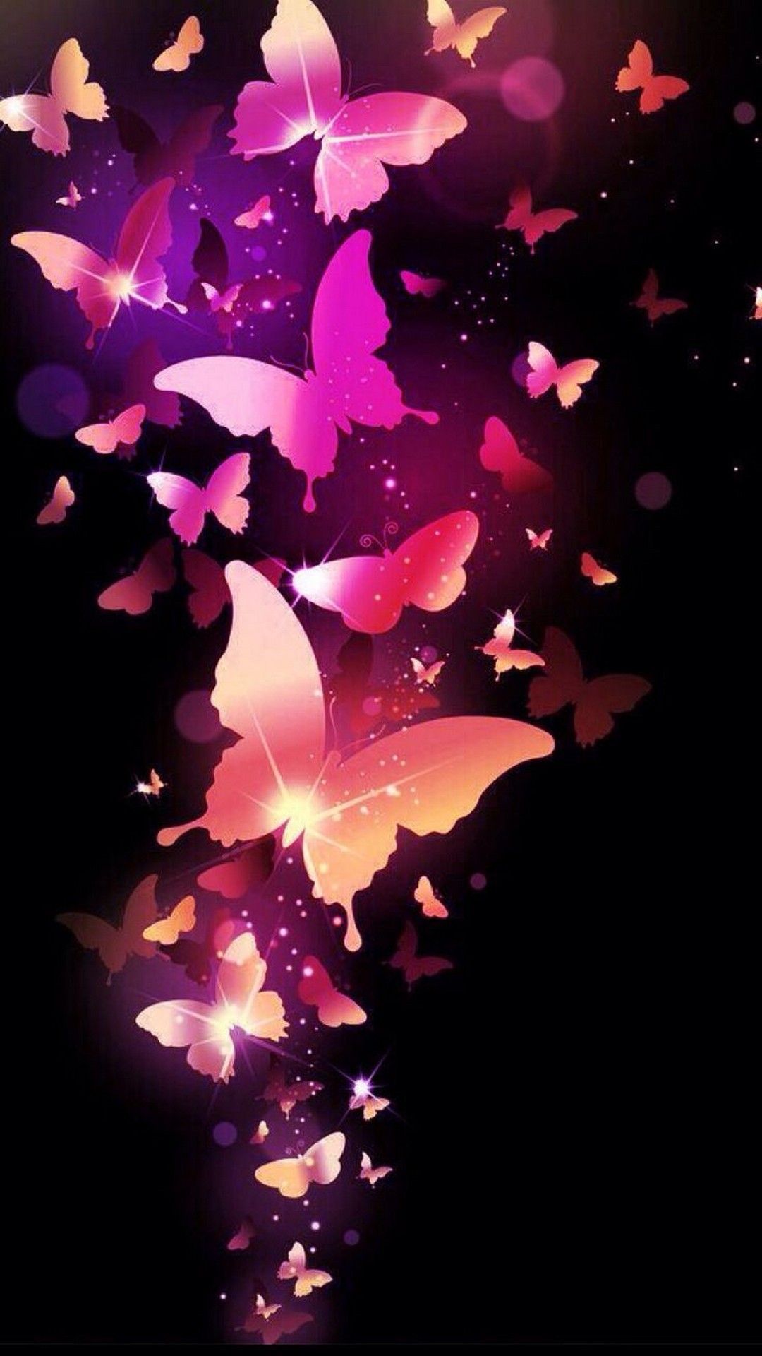 Purple Butterfly Mobile Wallpapers