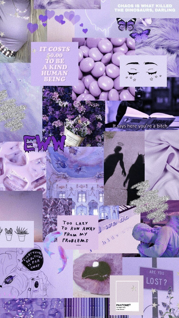 Purple Collage Wallpapers