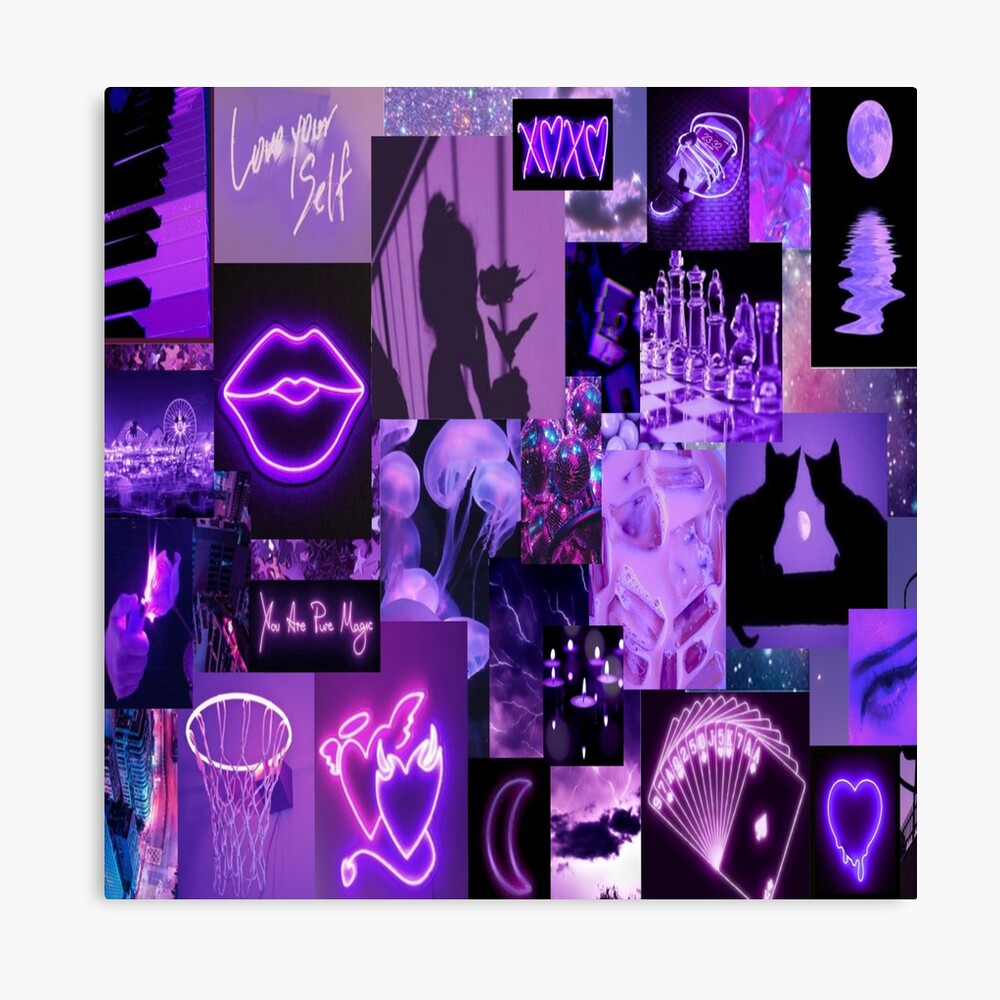 Purple Collage Wallpapers