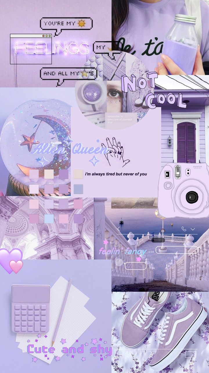 Purple Collage Wallpapers