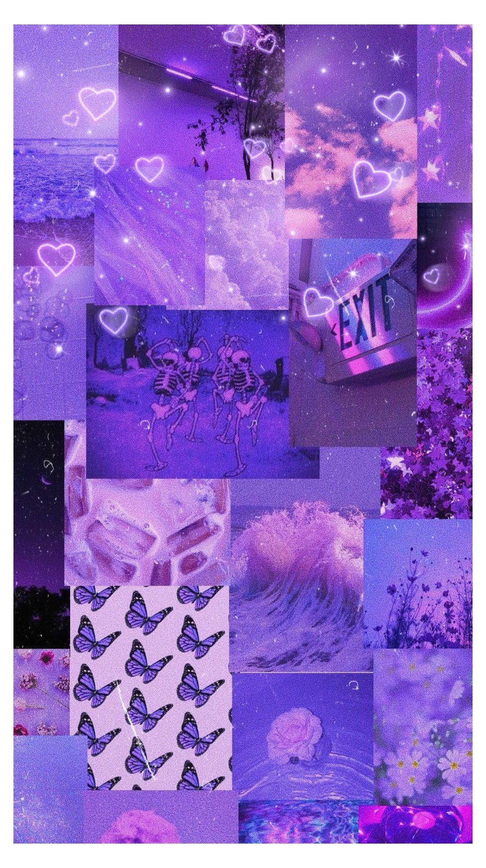 Purple Collage Wallpapers