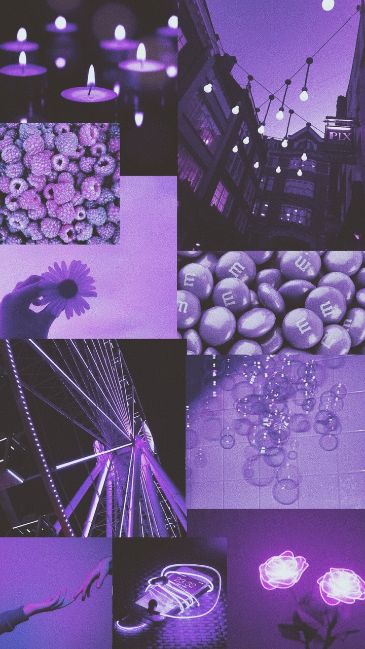 Purple Collage Wallpapers