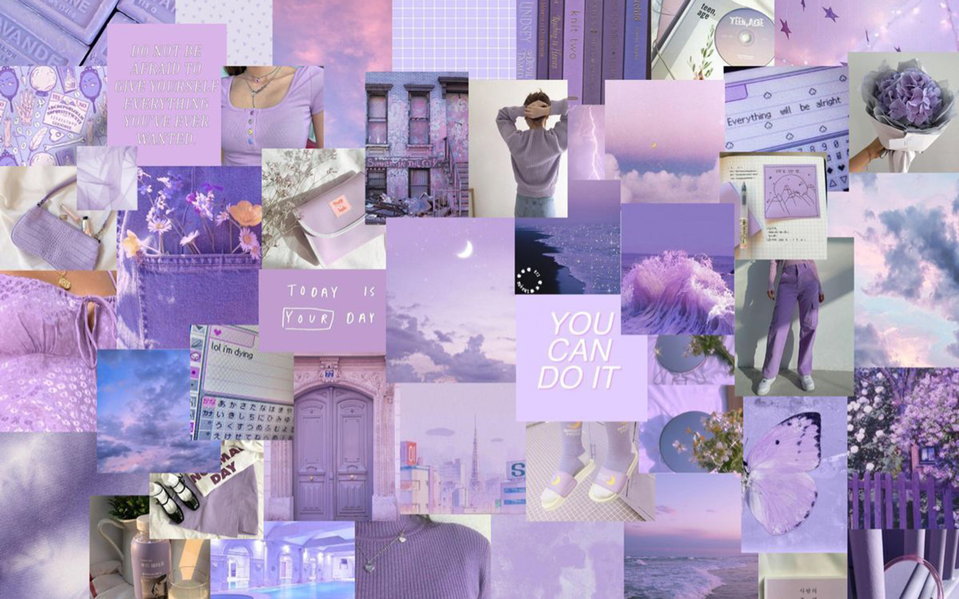 Purple Collage Wallpapers