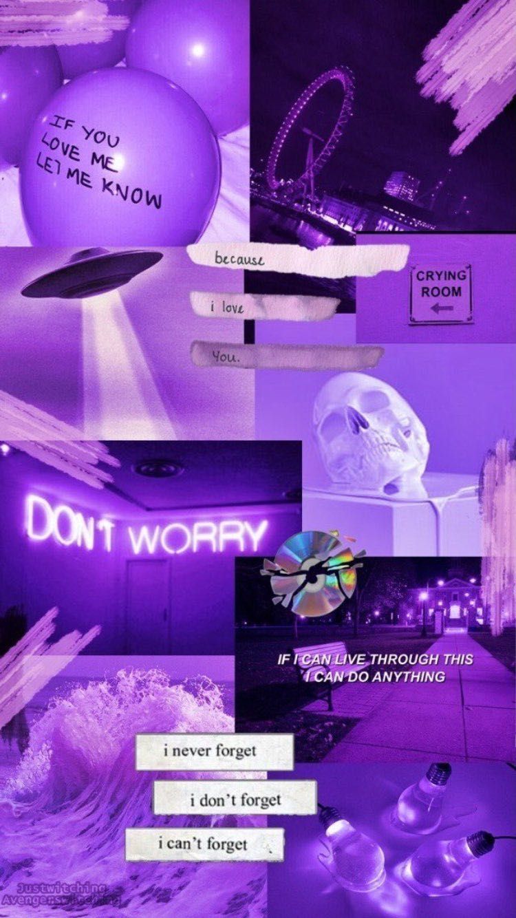 Purple Collage Wallpapers