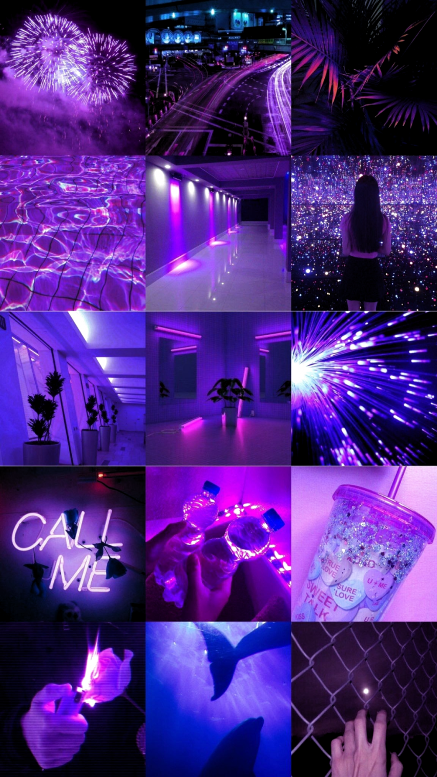 Purple Collage Wallpapers