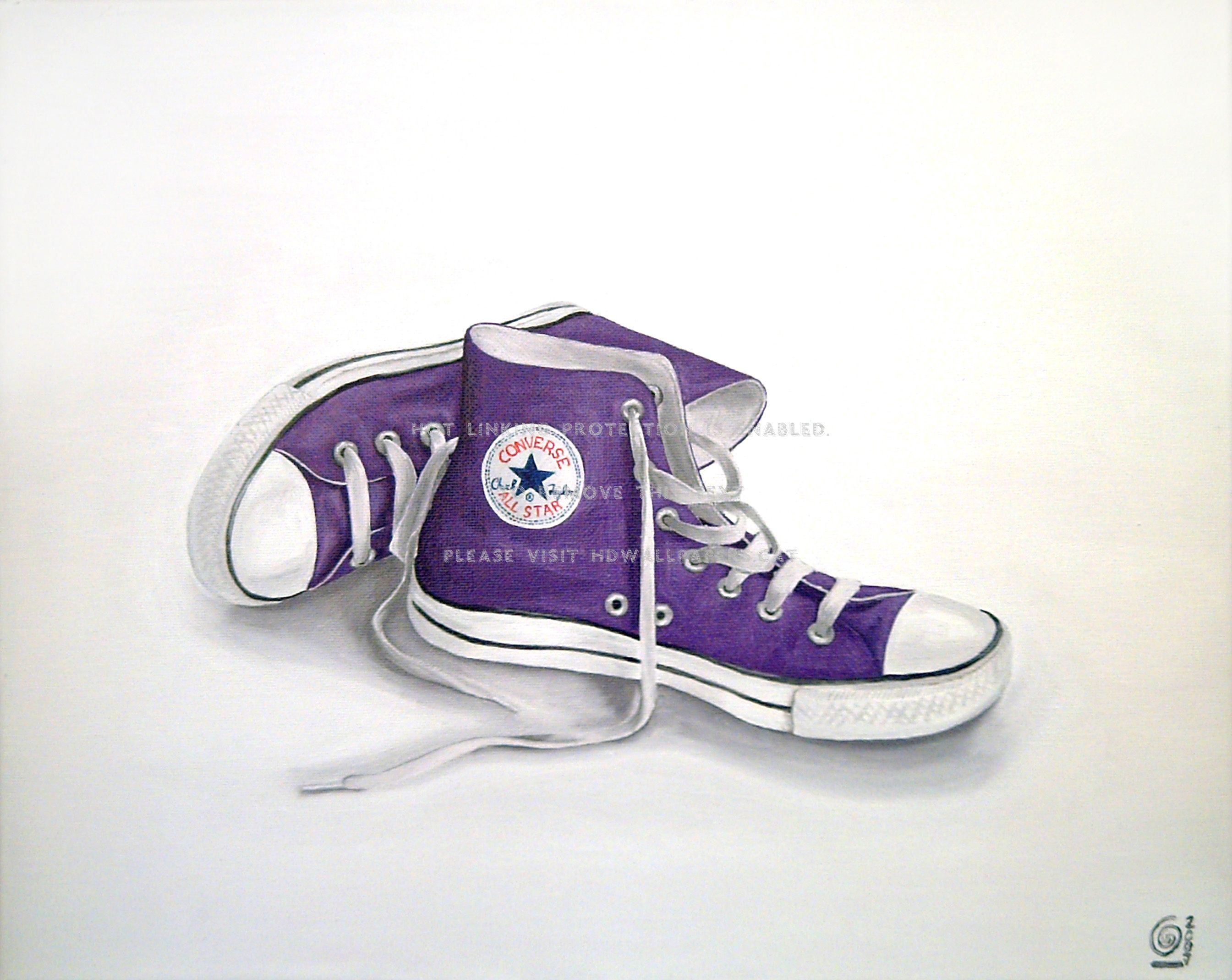 Purple Converse Aesthetic Wallpapers