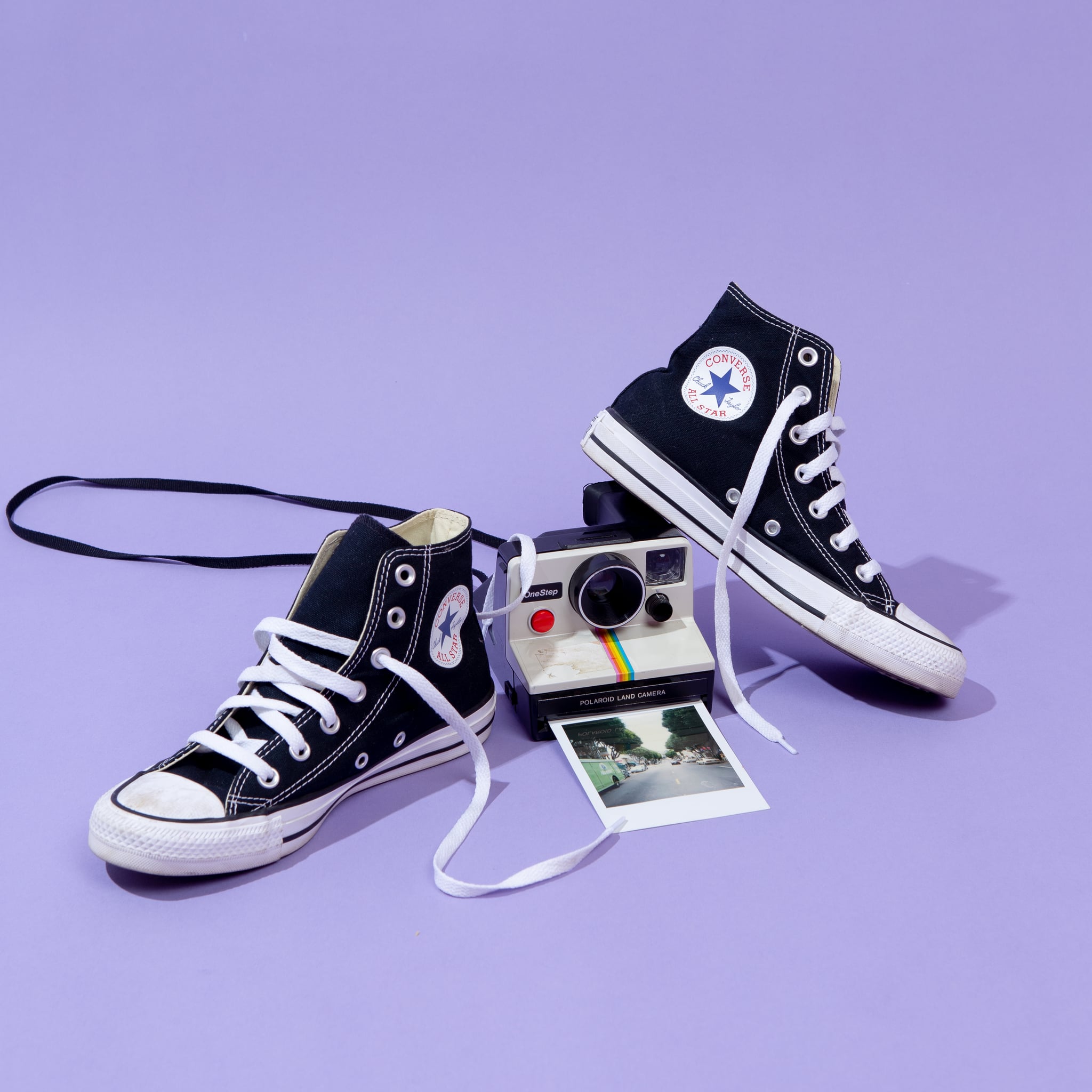 Purple Converse Aesthetic Wallpapers