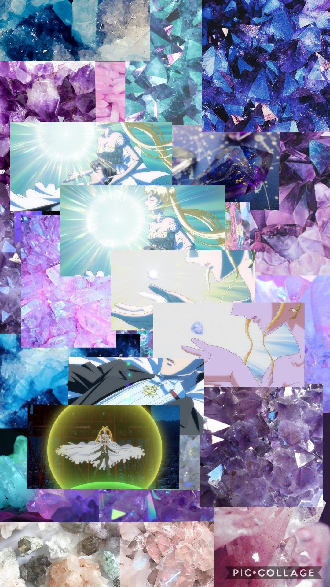 Purple Crystal Aesthetic Wallpapers