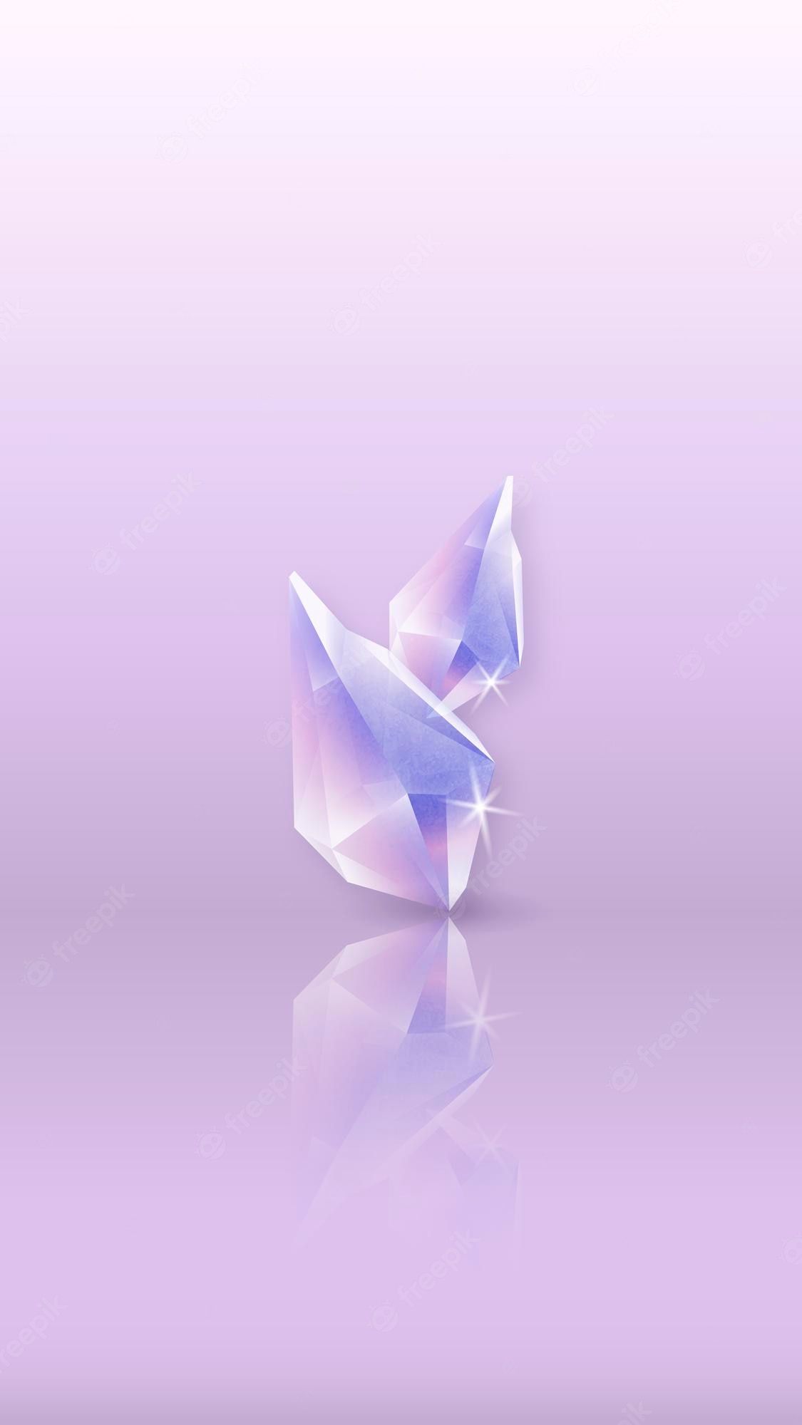 Purple Crystal Aesthetic Wallpapers