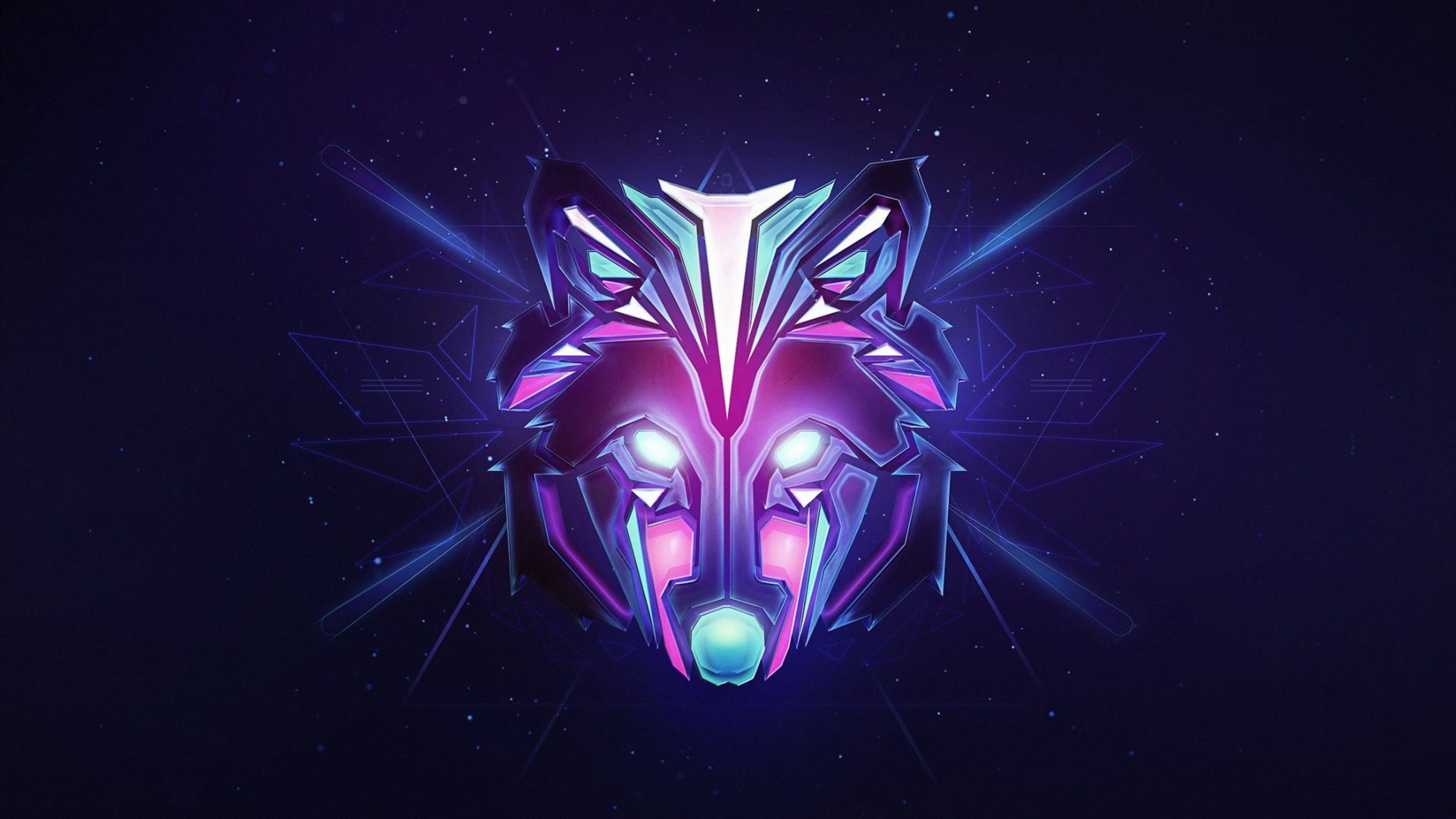 Purple Galaxy Wolf Wallpapers