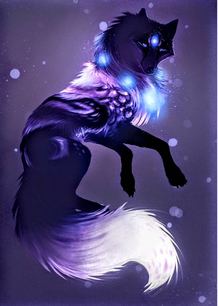 Purple Galaxy Wolf Wallpapers