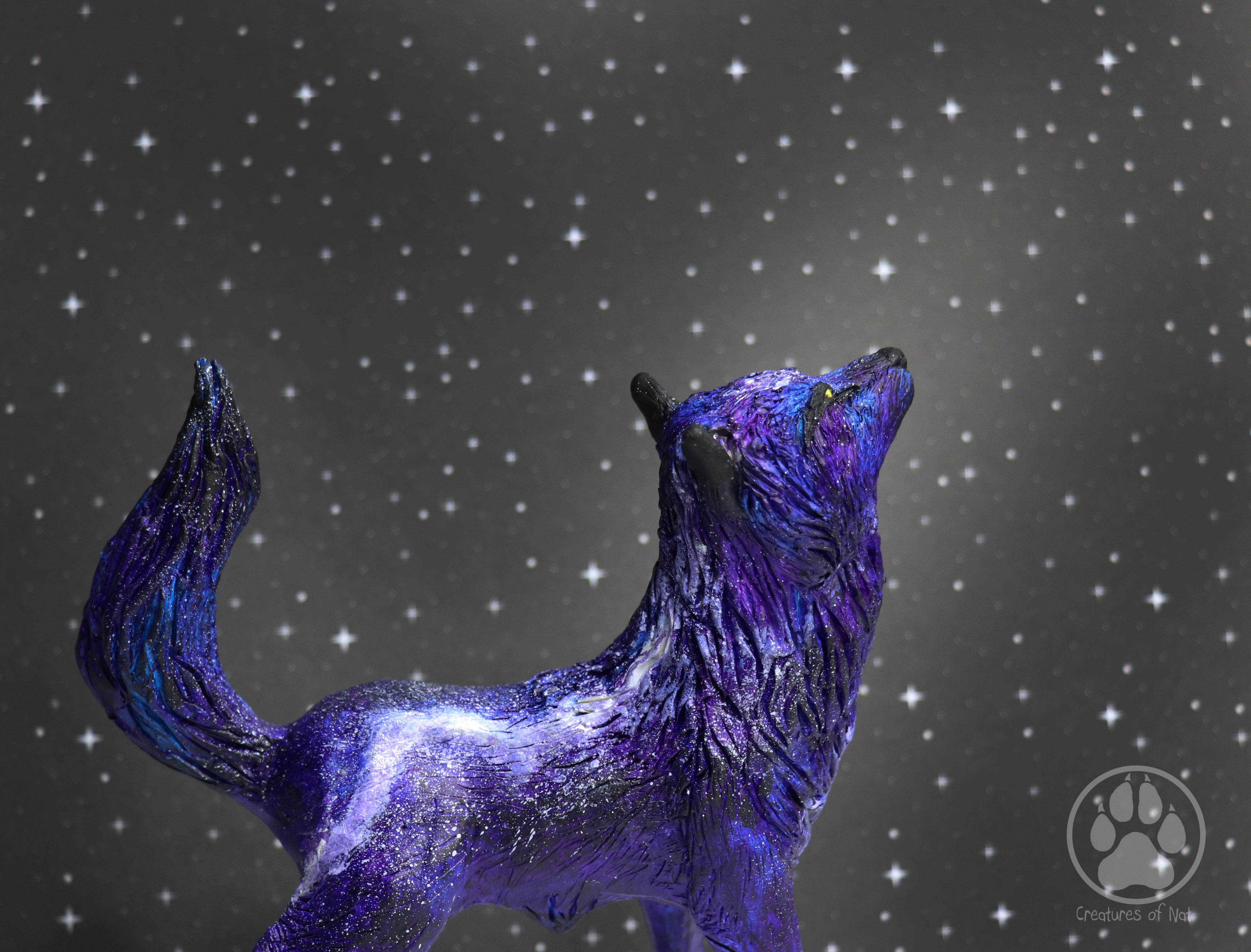 Purple Galaxy Wolf Wallpapers