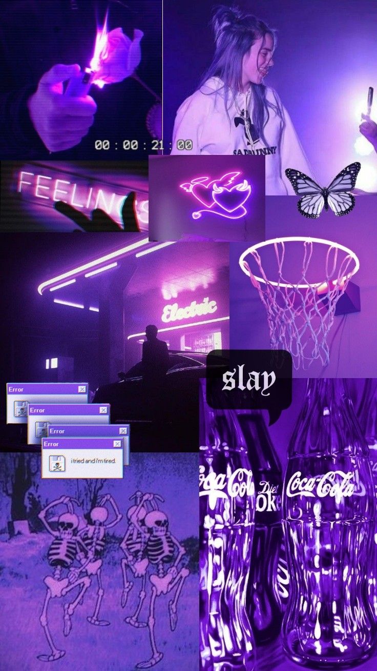 Purple Girl Aesthetic Wallpapers