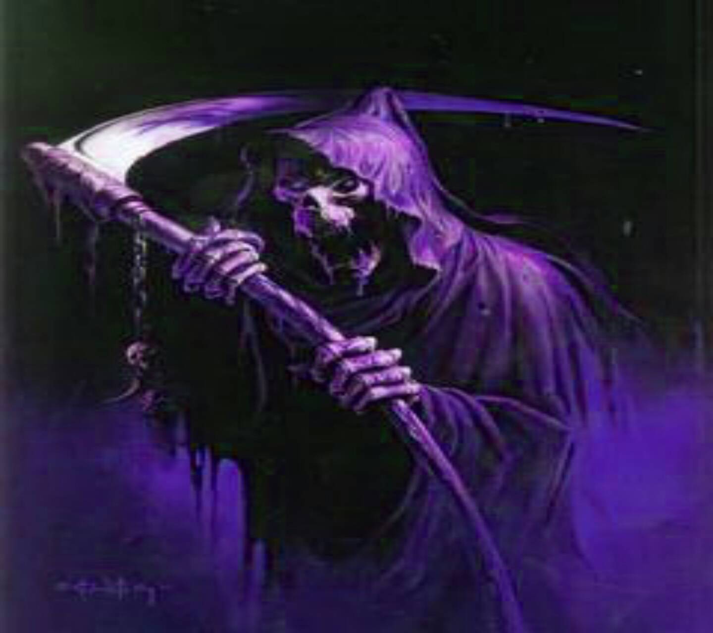 Purple Grim Reaper Wallpapers