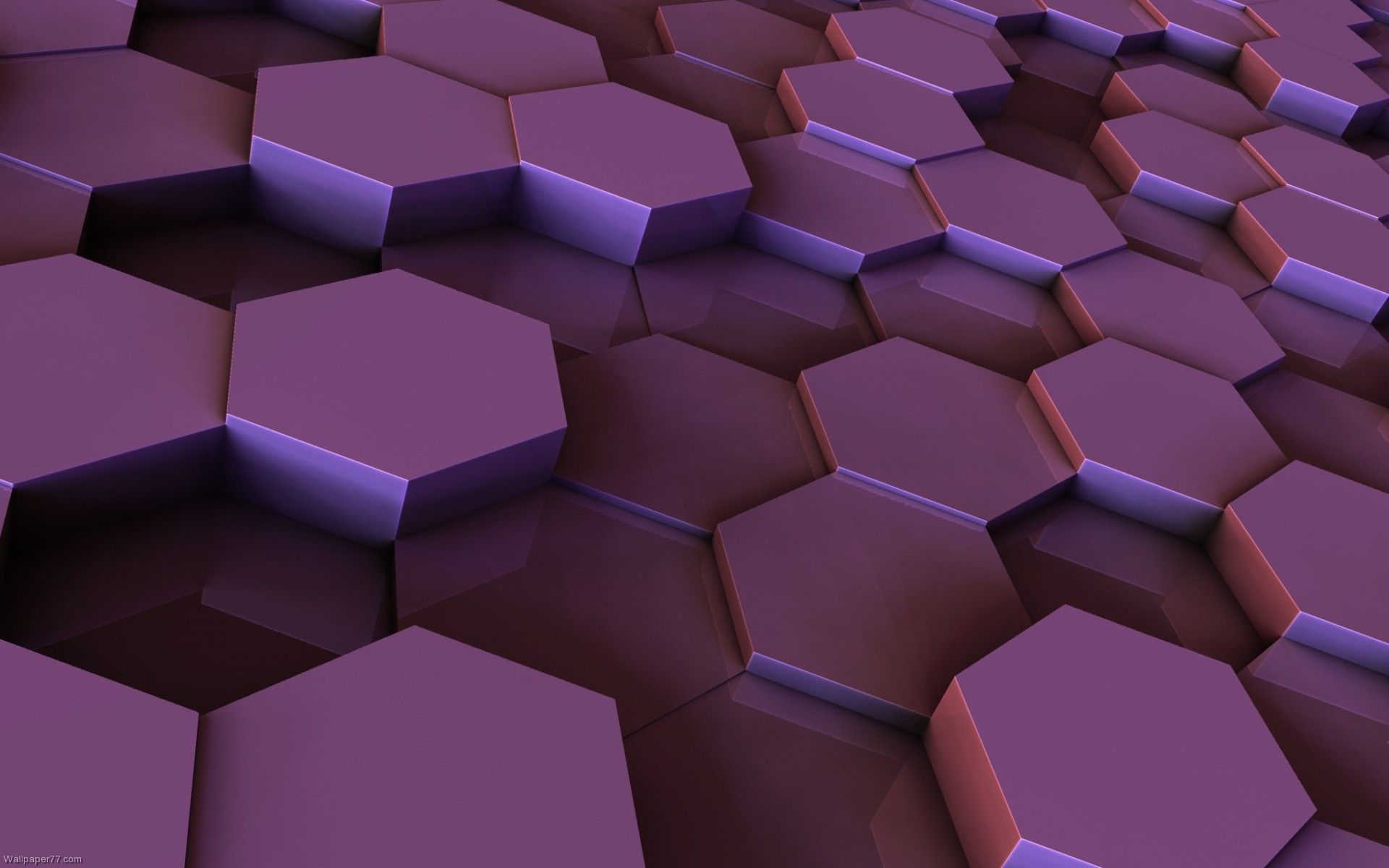 Purple Hexagon Wallpapers