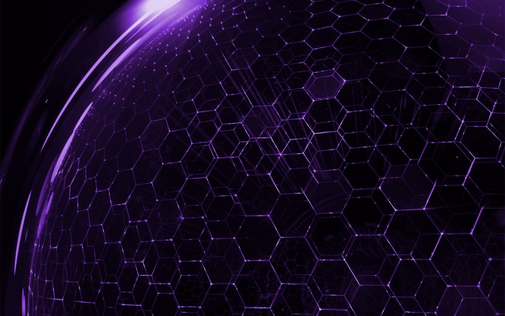 Purple Hexagon Wallpapers