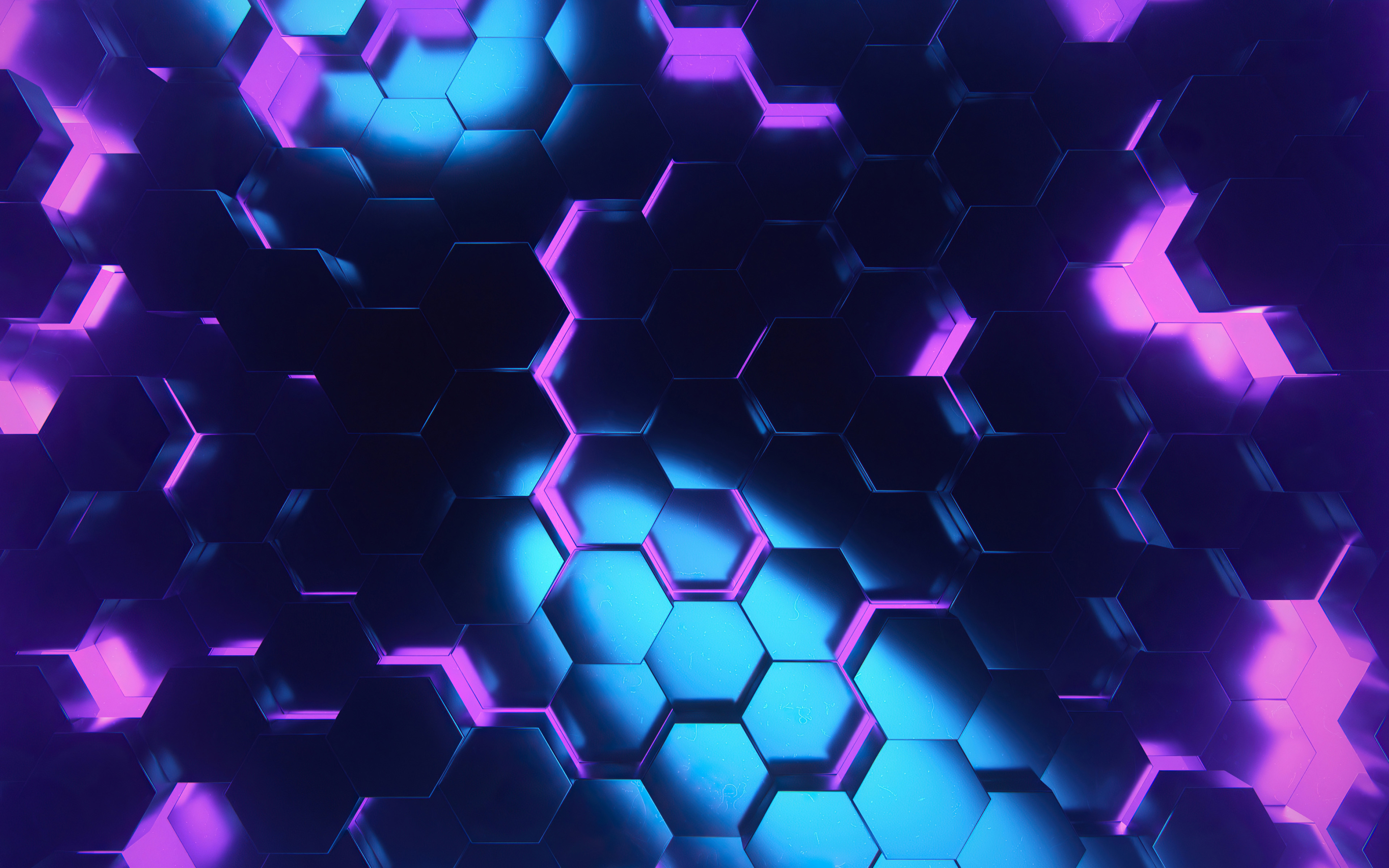 Purple Hexagon Wallpapers