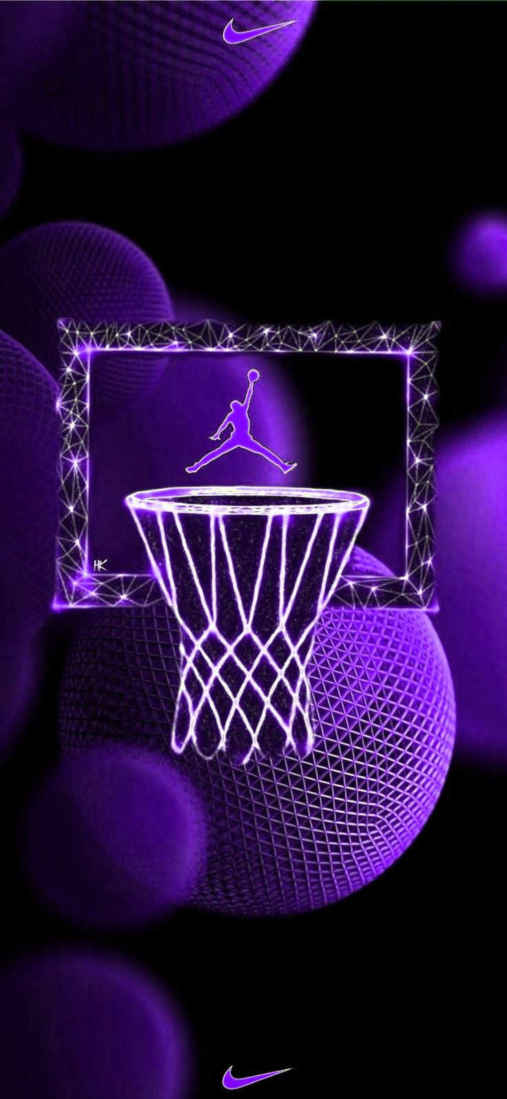 Purple Jordan Logo Wallpapers