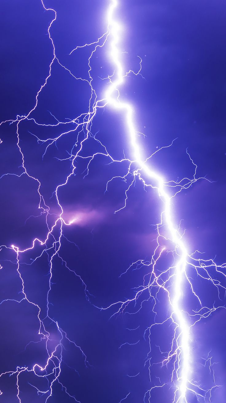 Purple Lightning Wallpapers