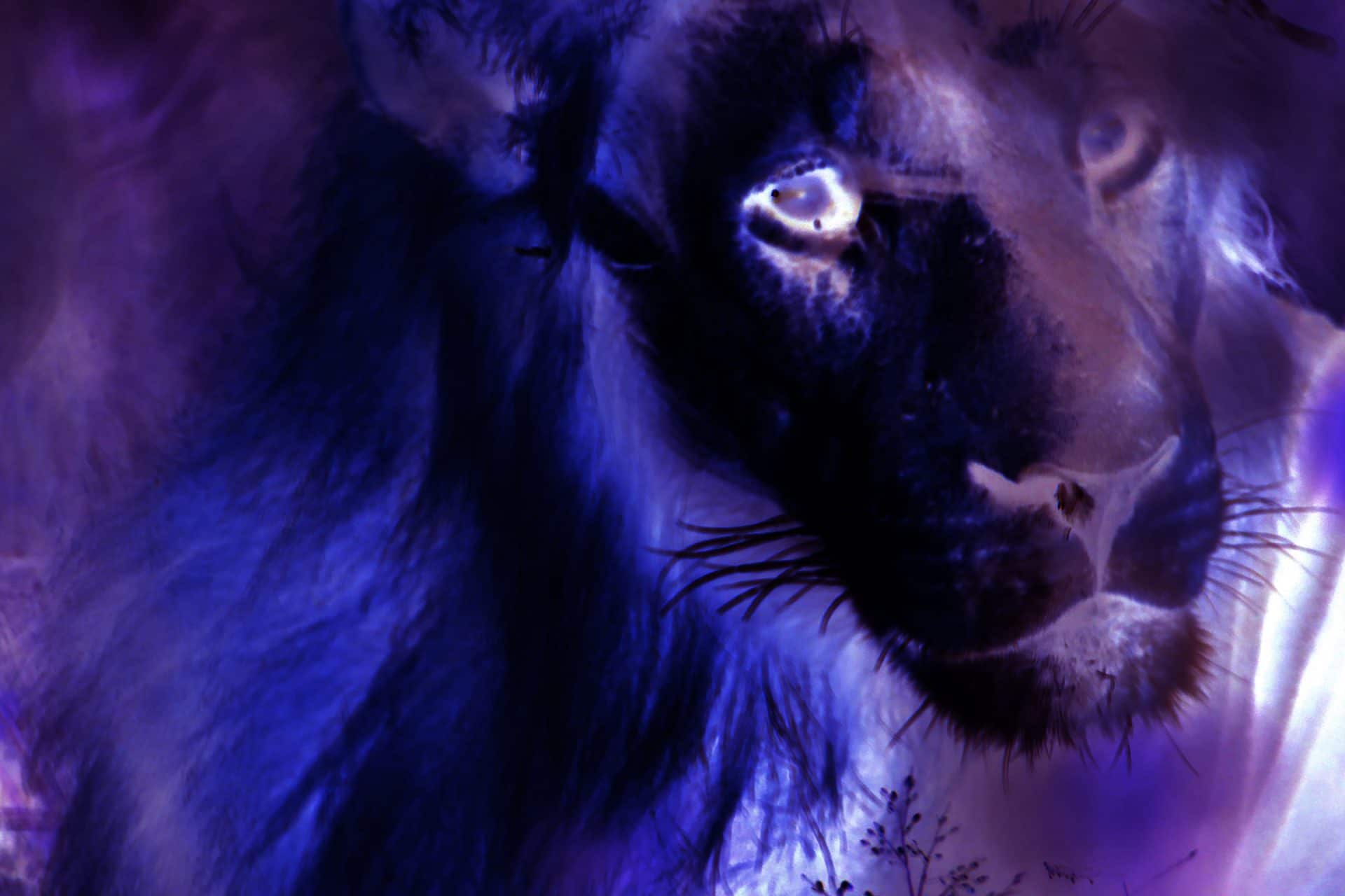 Purple Lion Wallpapers