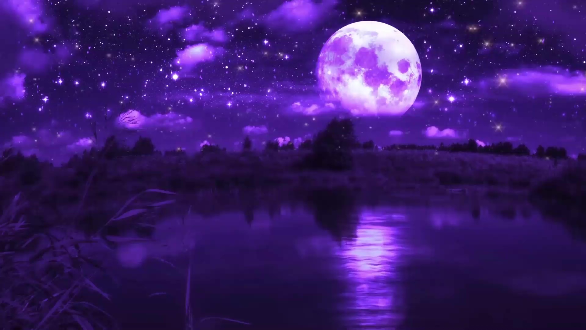 Purple Moonlight Download Wallpapers