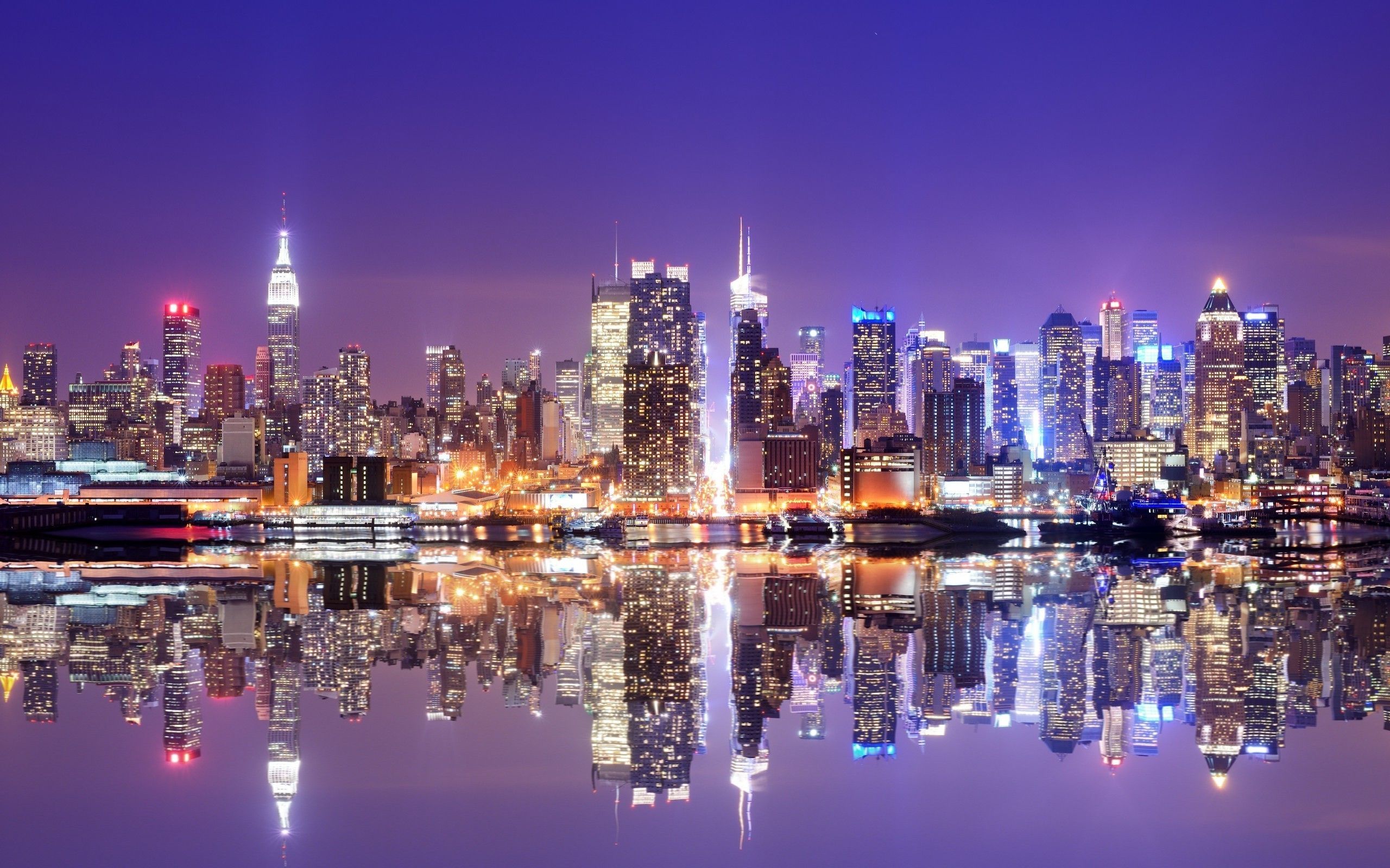 Purple New York Wallpapers