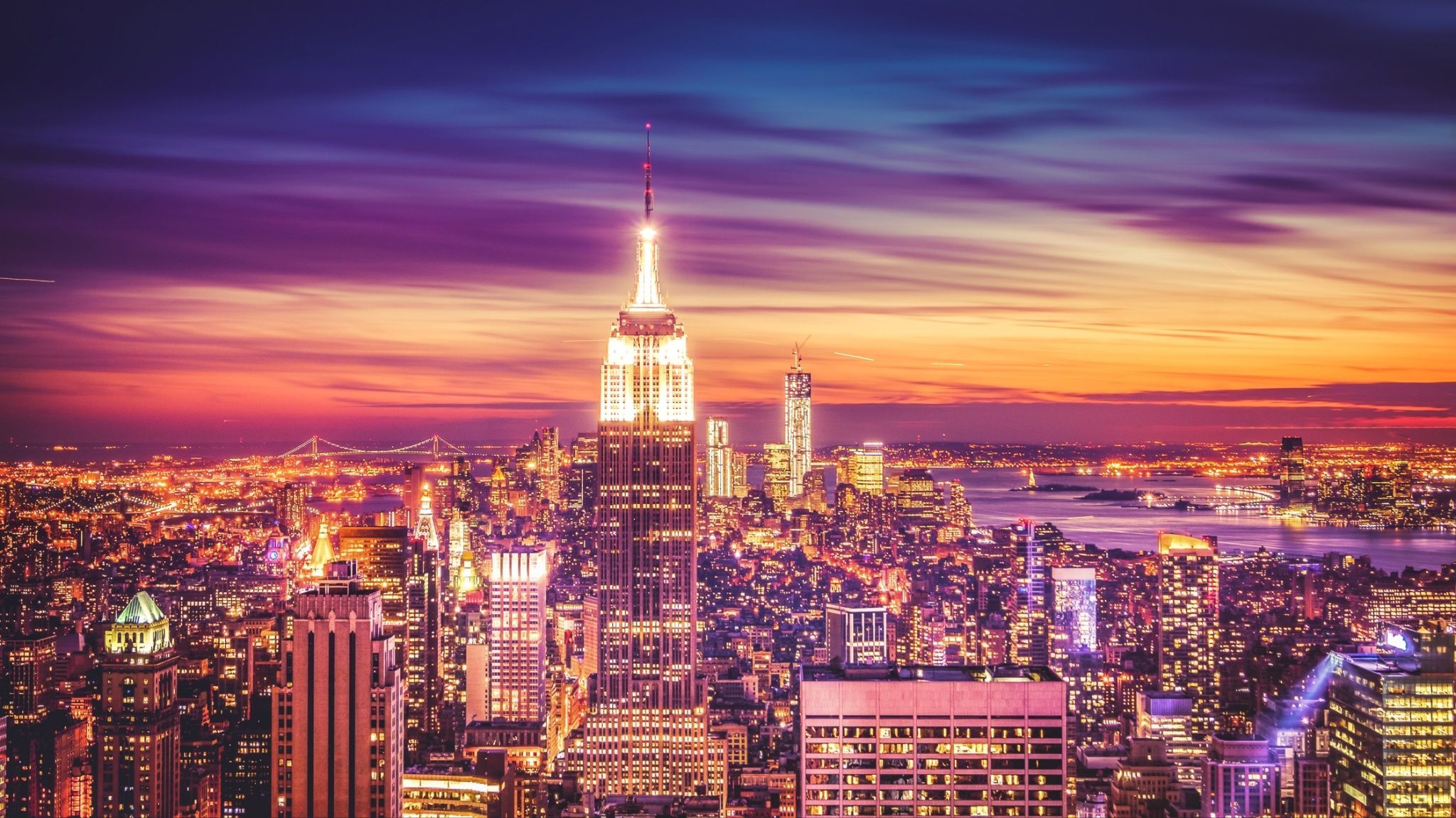 Purple New York Wallpapers