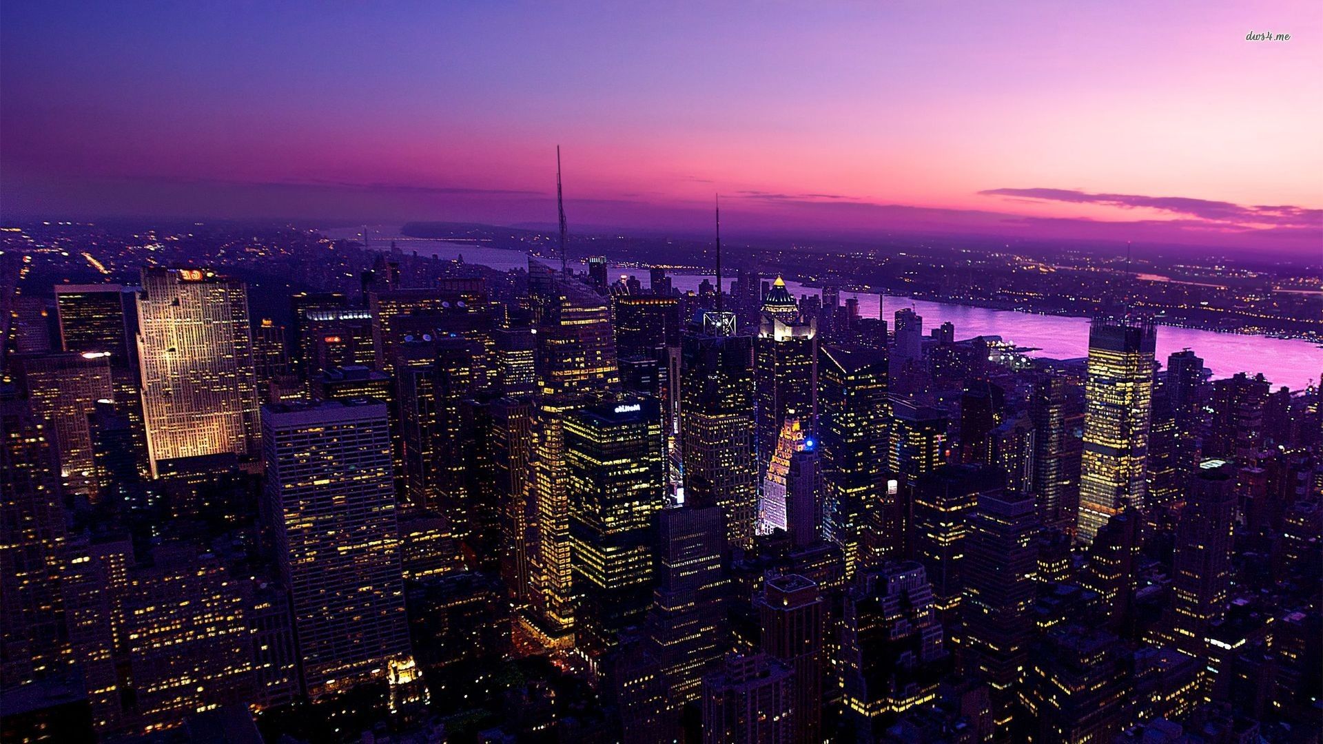 Purple New York Wallpapers