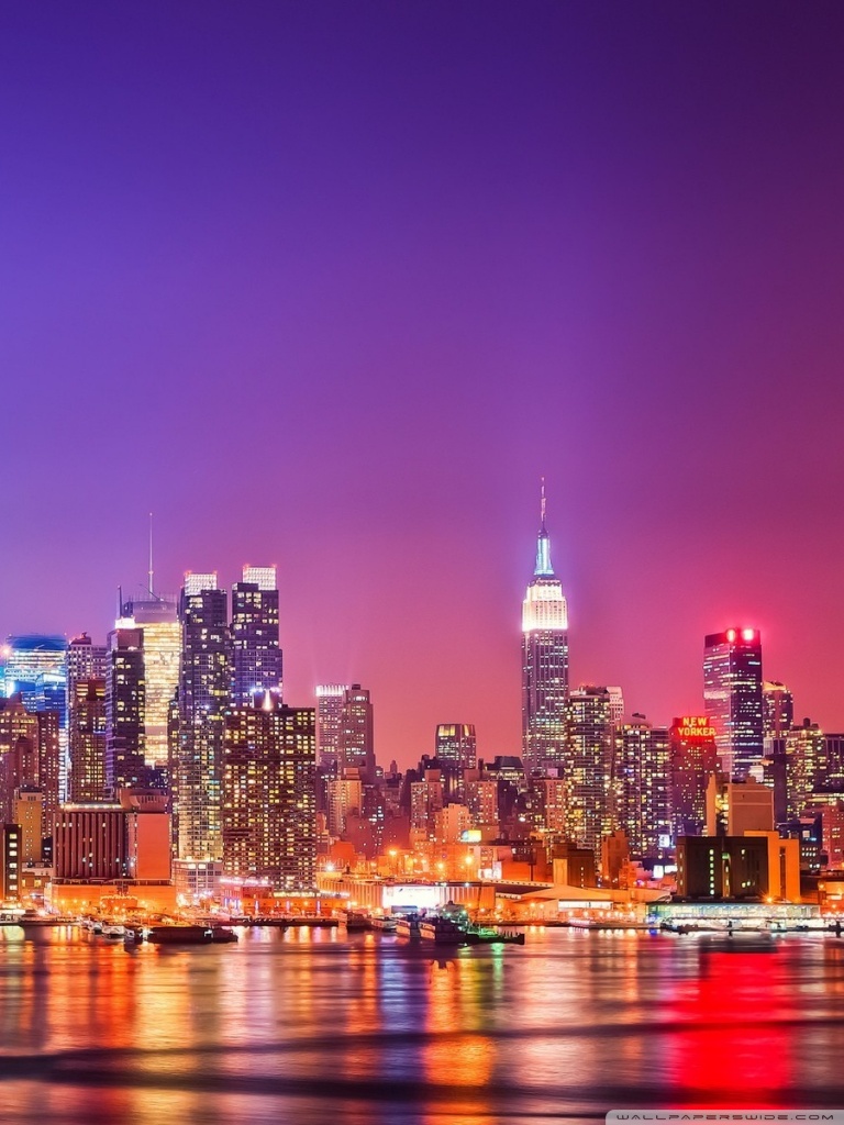 Purple New York Wallpapers