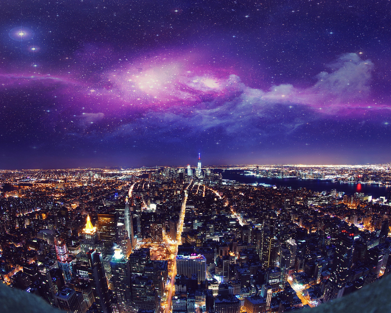 Purple New York Wallpapers