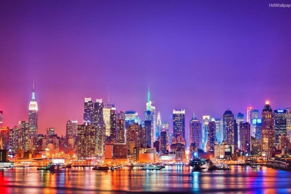 Purple New York Wallpapers