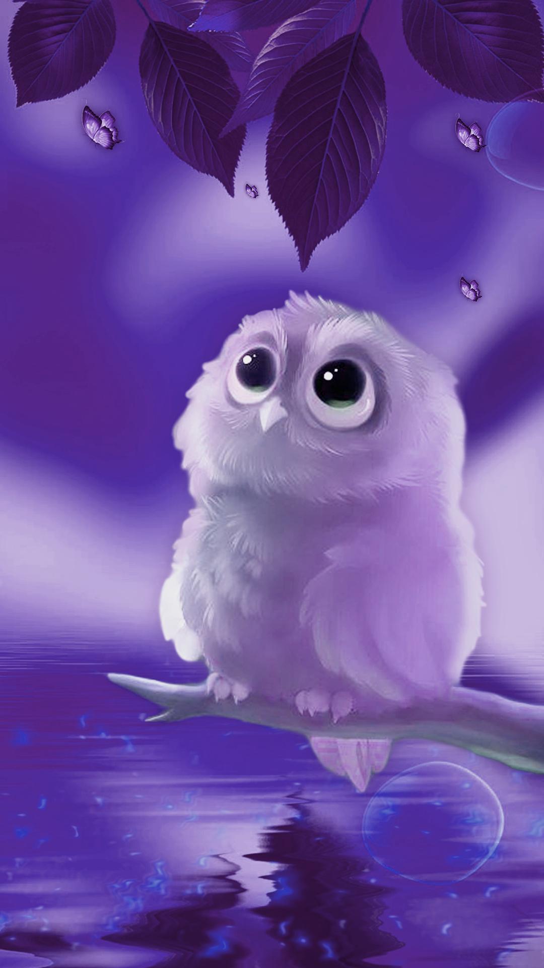 Purple Owl Wallpapers