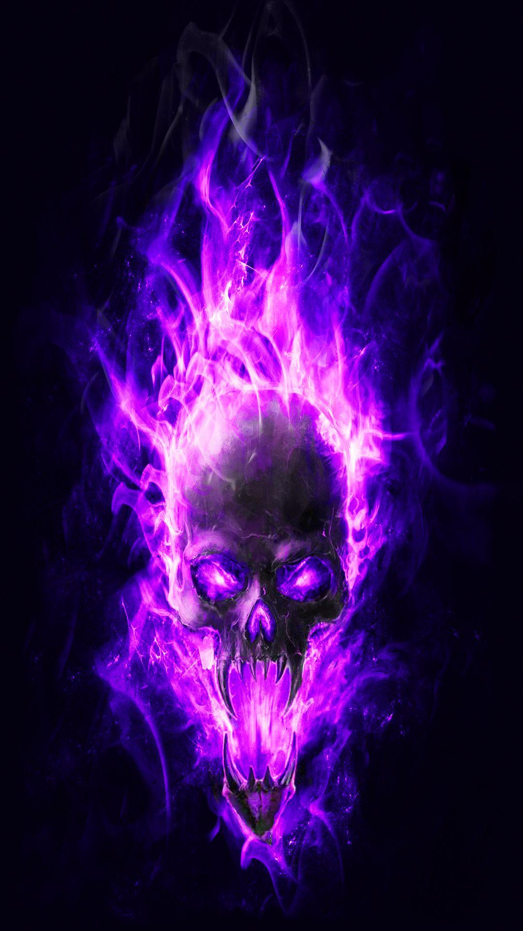 Purple Skull Wallpapers