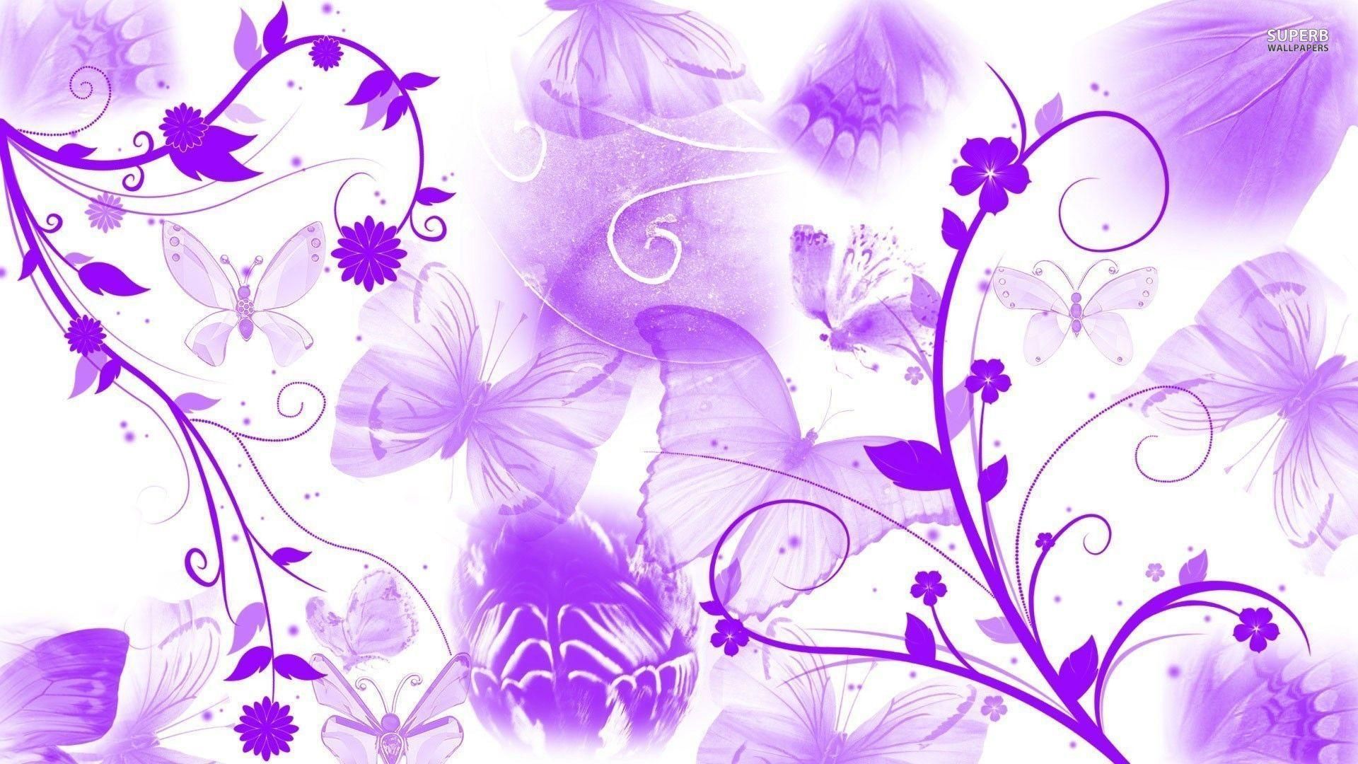 Purple White Wallpapers