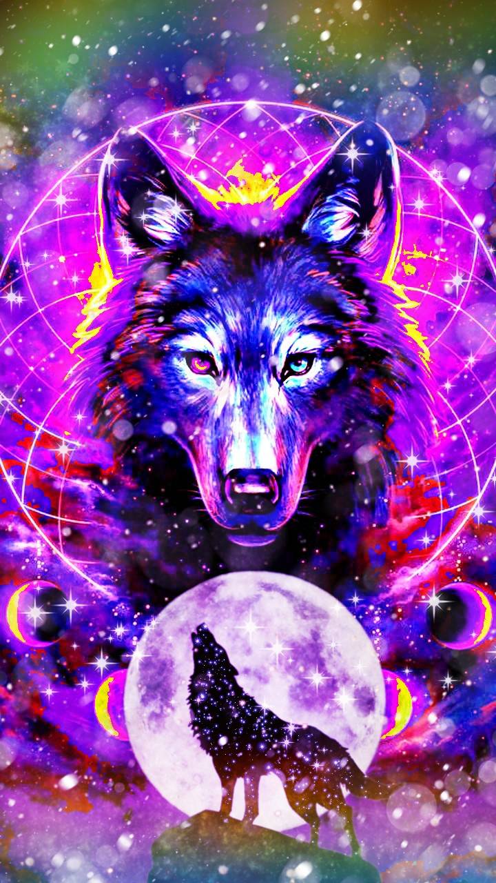 Purple Wolf Wallpapers