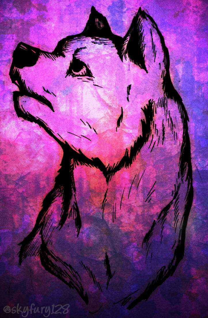 Purple Wolf Wallpapers