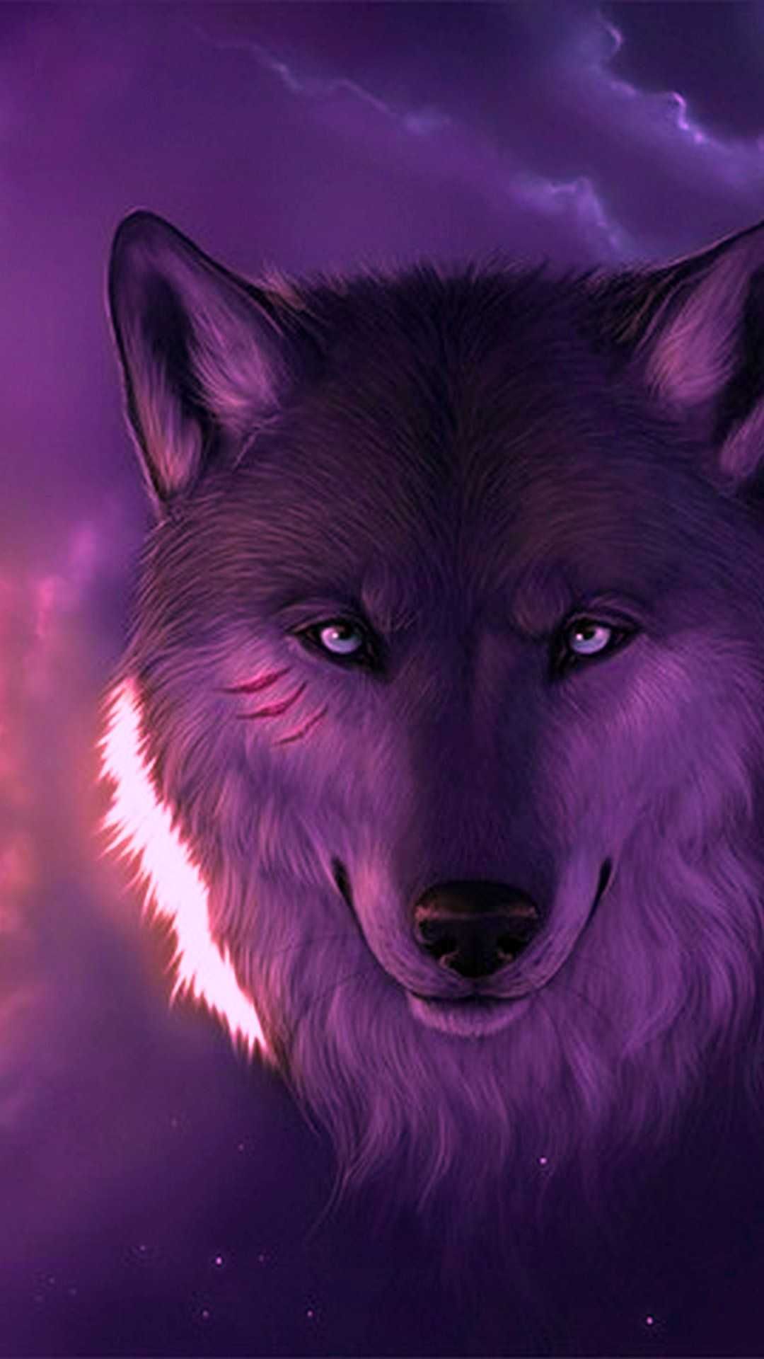 Purple Wolf Wallpapers