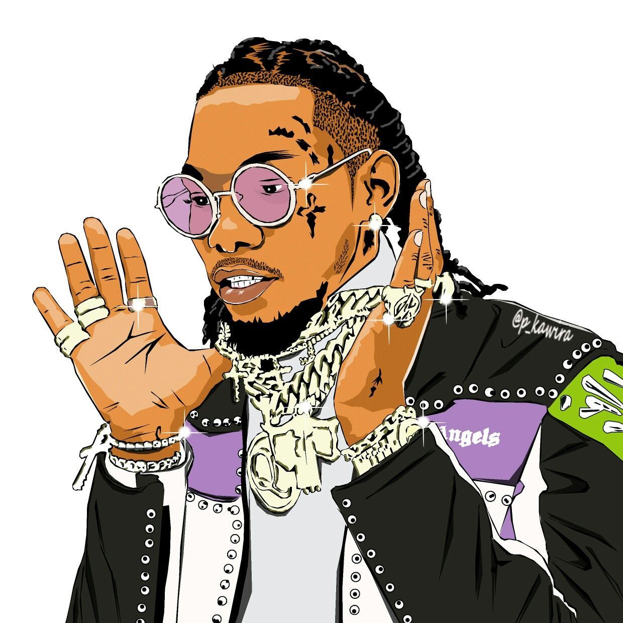 Quavo Cartoon Wallpapers